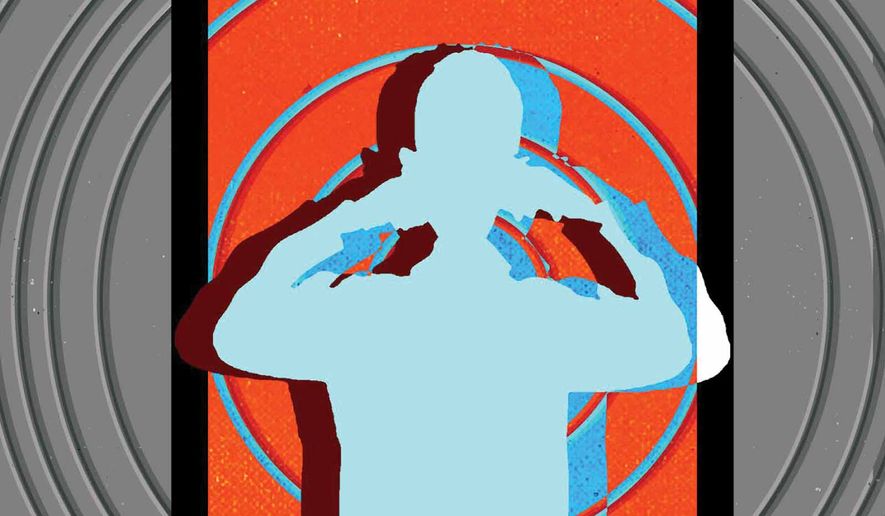 Banning cellphones (smartphones) in a school classroom illustration by Linas Garsys / The Washington Times