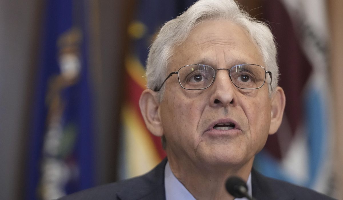 NextImg:Garland denounces ‘dangerous falsehoods’ and conspiracy theories targeting the Justice Department