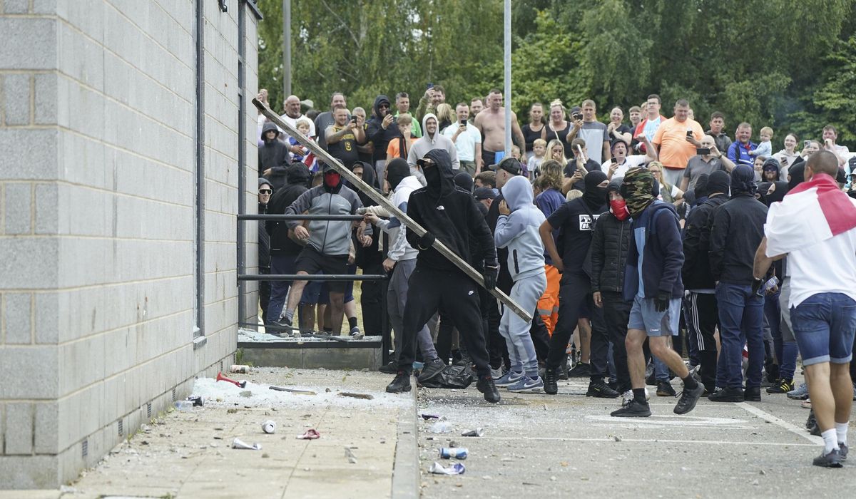 NextImg:Man sentenced to nine years in prison for arson following far-right riots in northern England