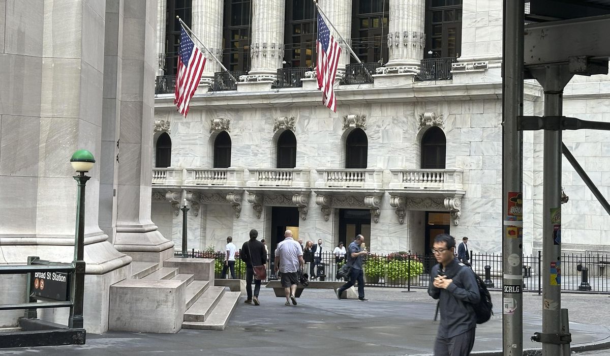 NextImg:Wall Street holds relatively steady after a big test, still headed for down week