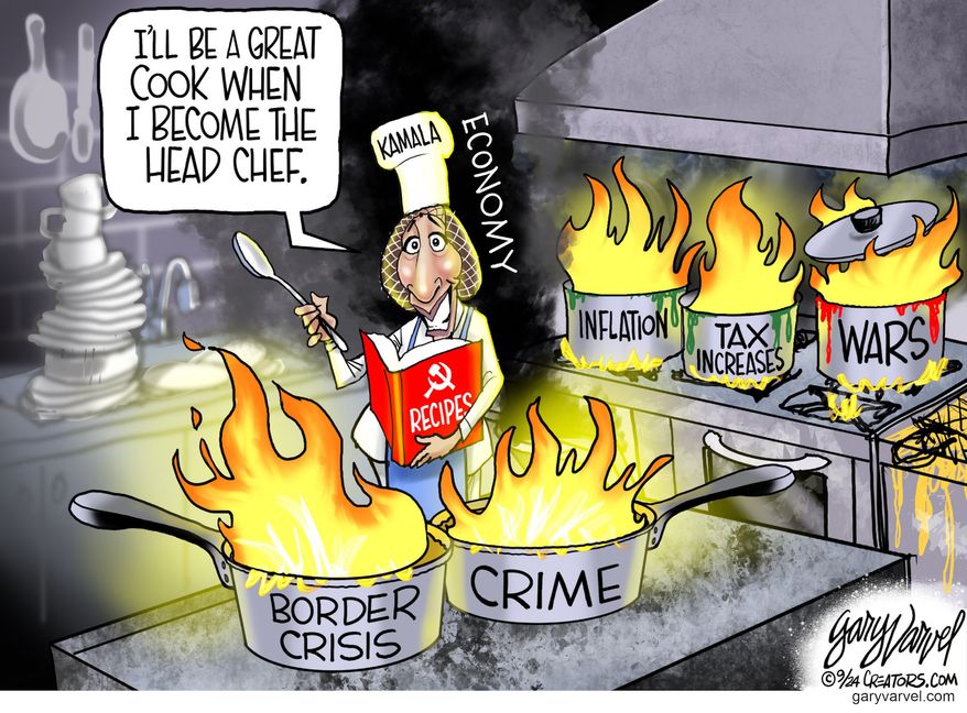 I'll be a great cook when I become the head chef. (Illustration by Gary Varvel for Creators Syndicate)