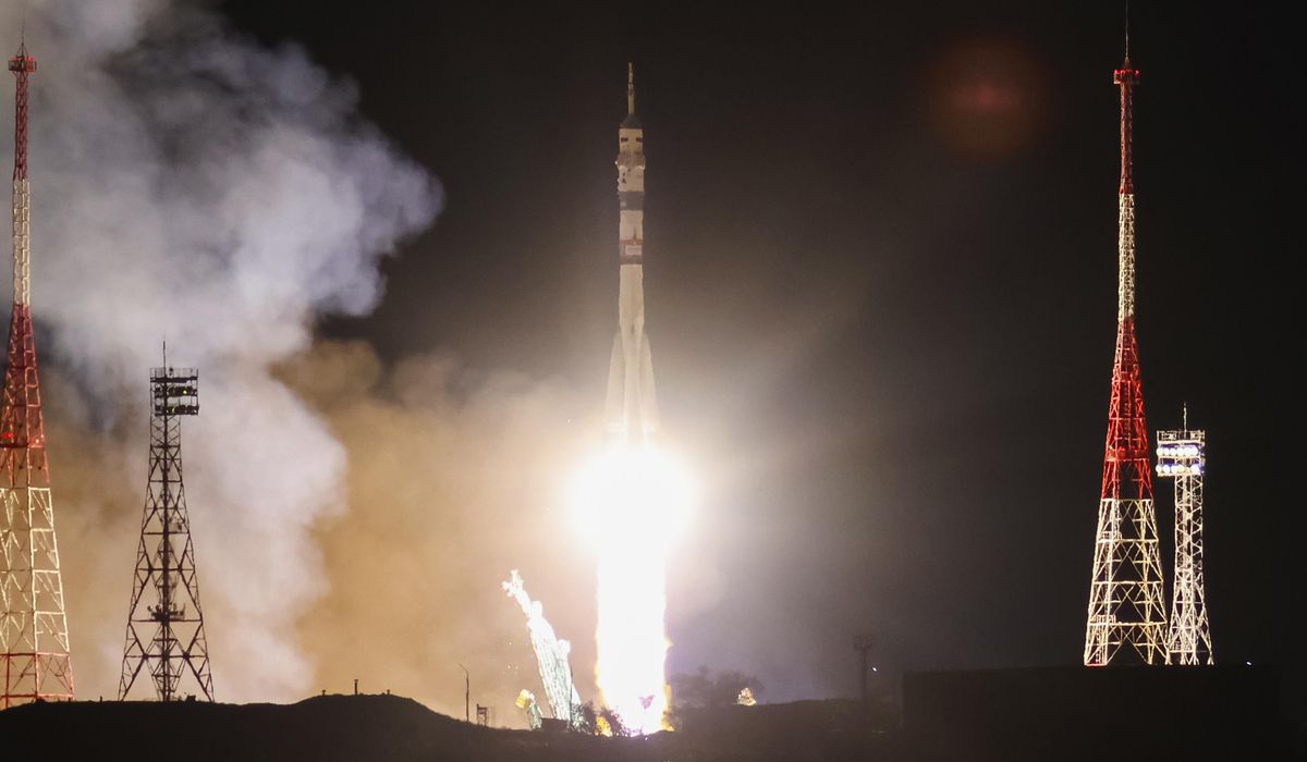 NextImg:NASA astronaut, two Russian cosmonauts traveling on Soyuz join others at International Space Station