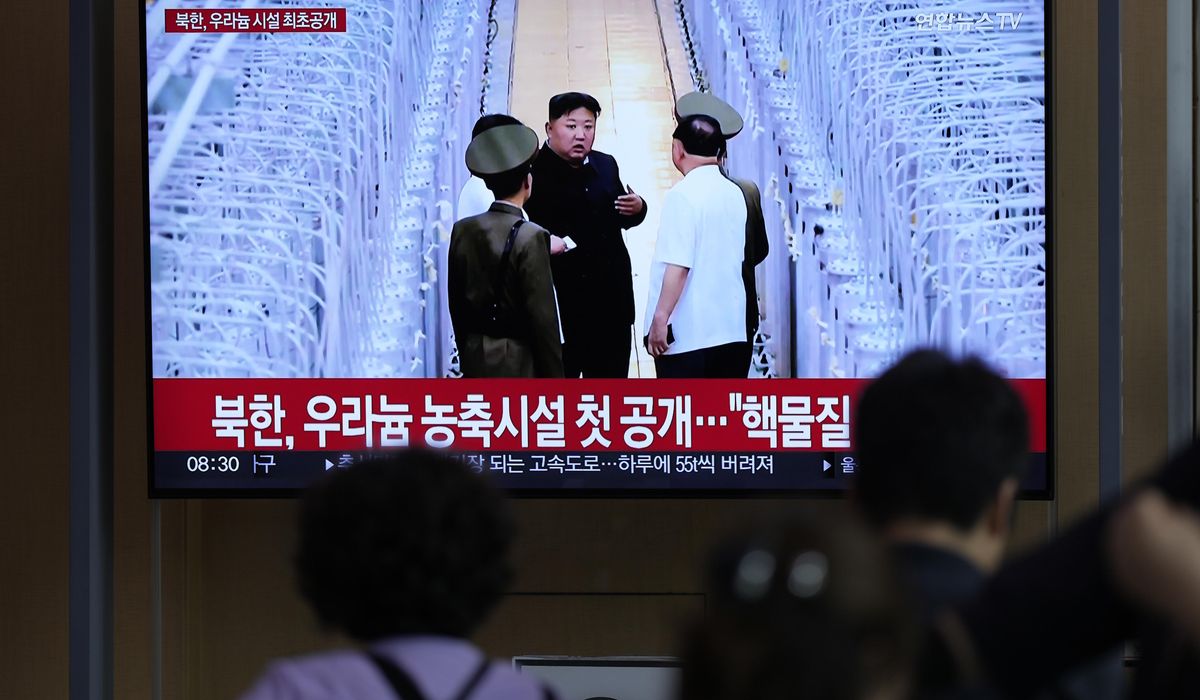 NextImg:North Korea offers rare glimpse of uranium enrichment facility as Kim calls for more nuclear weapons