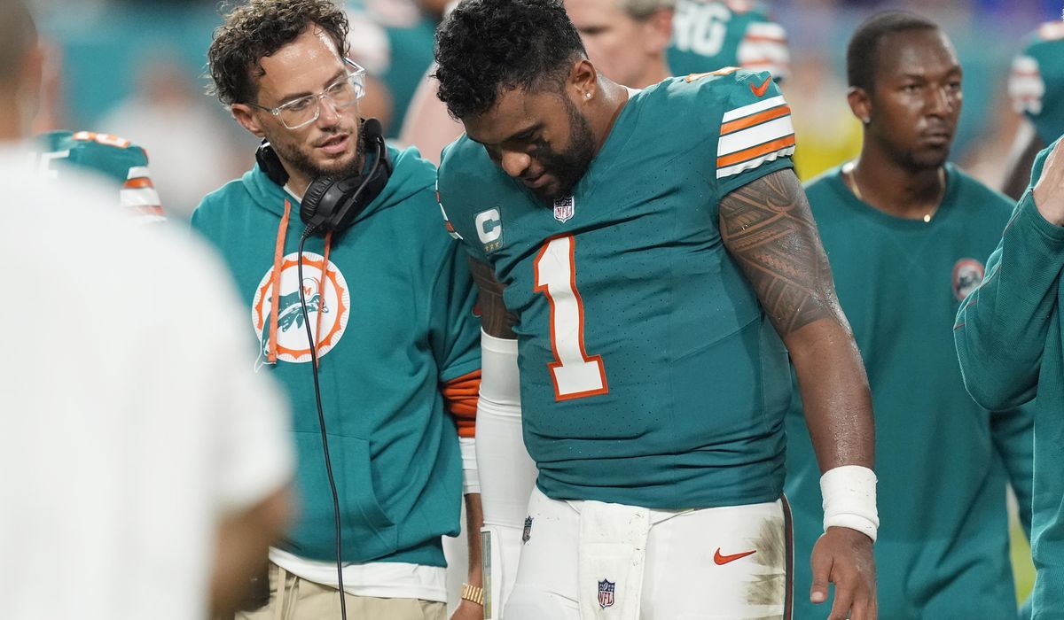 NextImg:Dolphins place Tua Tagovailoa on injured reserve after latest concussion