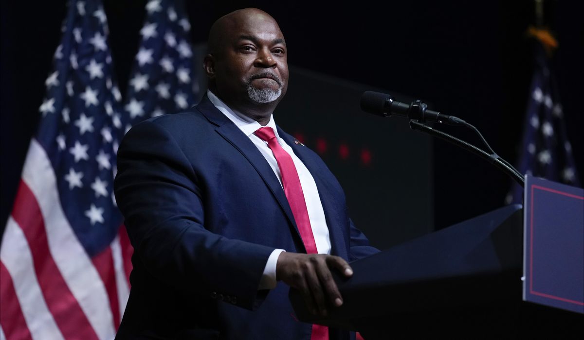 NextImg:North Carolina’s Robinson, omitted from Trump rally, avoids comment on report about online posts