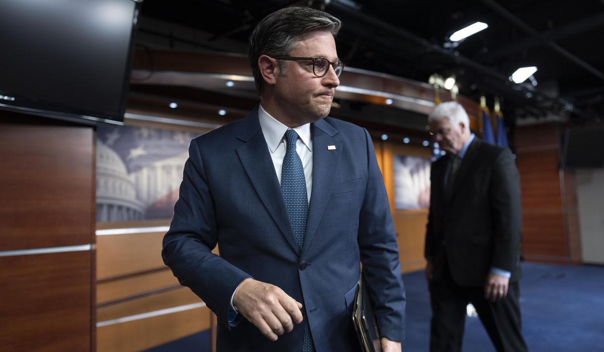 NextImg:House Speaker Mike Johnson says he’s not playing ‘gotcha game’ of who won the 2020 election