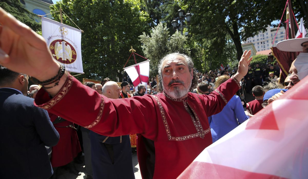 NextImg:Georgian parliament speaker signs anti-LGBTQ law after president refuses to sign it