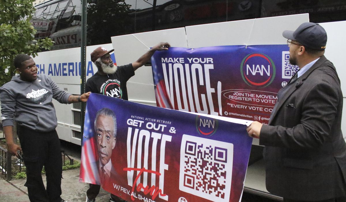 NextImg:Central Park Five members and Al Sharpton get out the vote in battleground Pennsylvania
