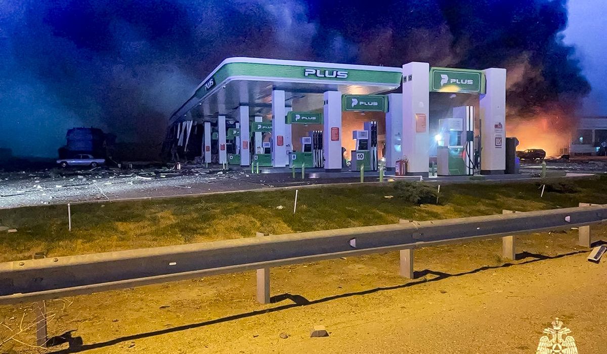 NextImg:An explosion and fire at a service station kills 13 in Russia’s Dagestan