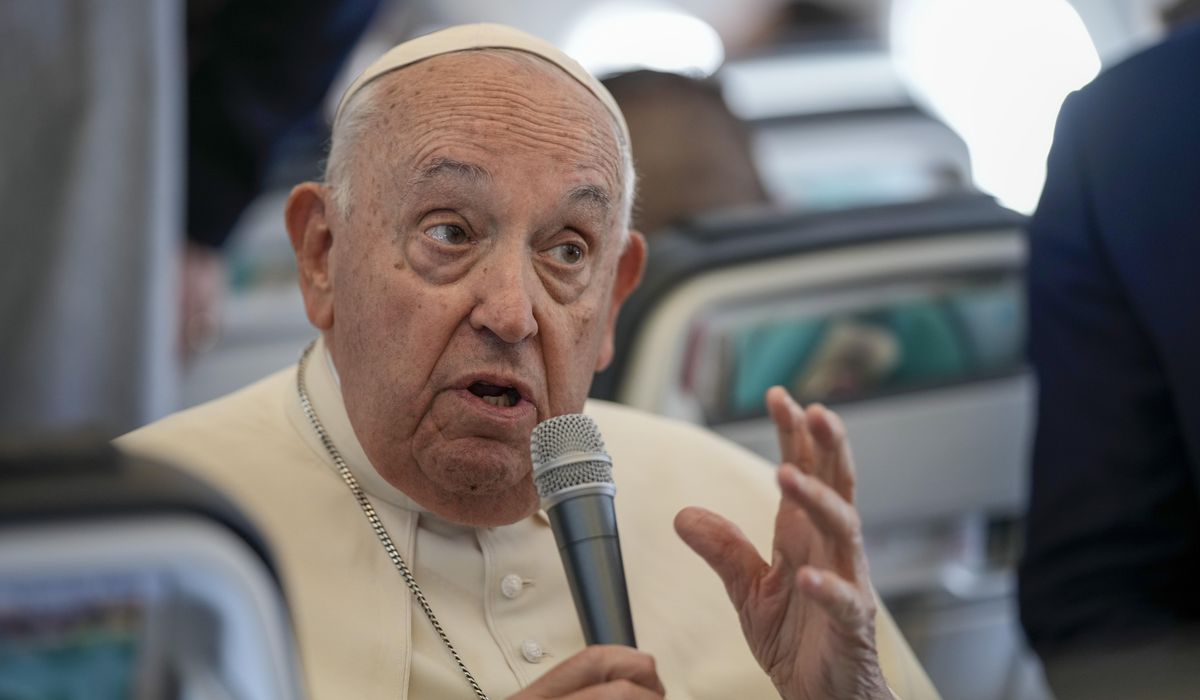 NextImg:Pope Francis suggests Israel’s actions in Gaza and Lebanon are disproportionate and immoral