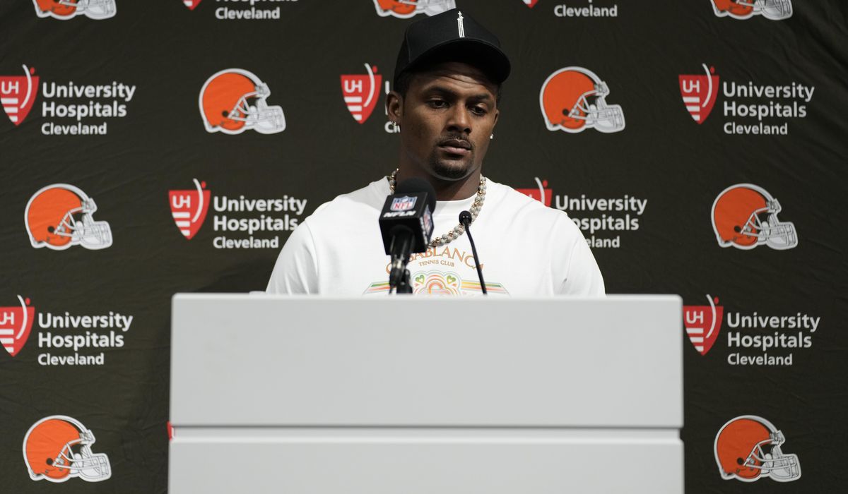 NextImg:NFL ends investigation into sexual assault allegations against Browns QB Deshaun Watson