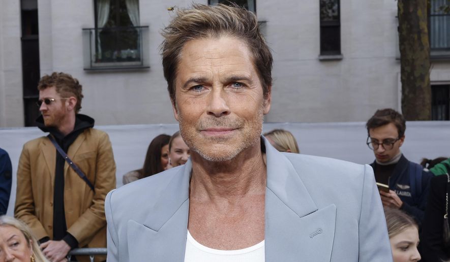 Rob Lowe attends the Stella McCartney Spring/Summer 2025 collection presented Monday, Sept. 30, 2024, in Paris. (Photo by Vianney Le Caer/Invision/AP)