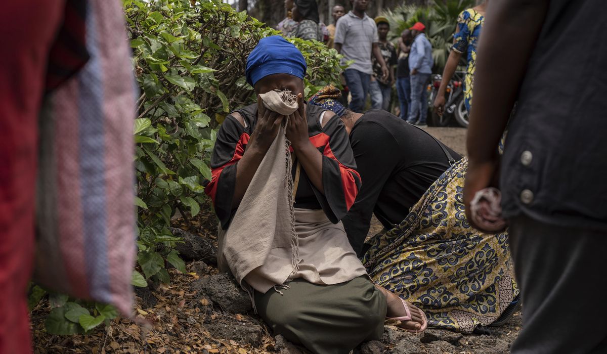 NextImg:Boat capsizes on a lake in eastern Congo, killing at least 50 people, witnesses say