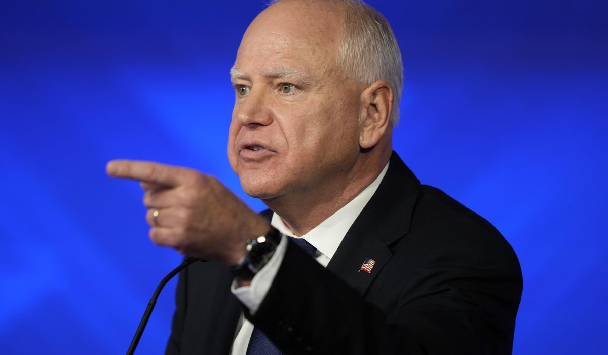 NextImg:Democratic vice presidential nominee Tim Walz defends his misstatements: ‘People know who I am’