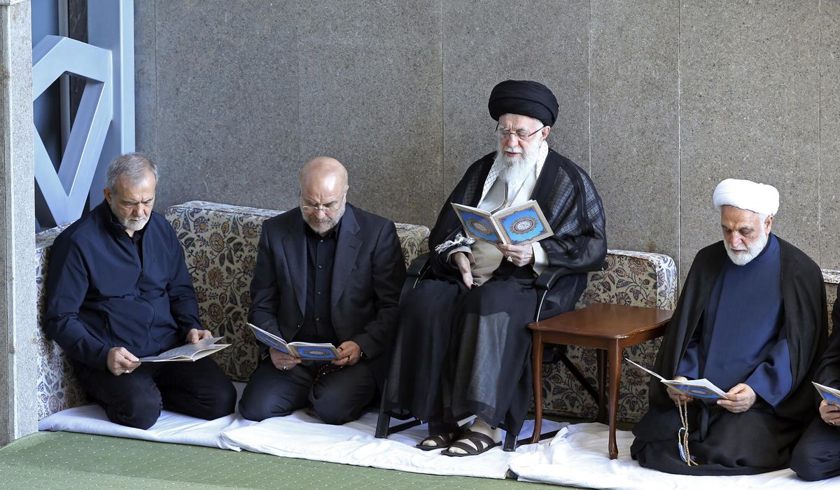 NextImg:Iranian supreme leader praises missile attack on Israel, says Iran will do it again if necessary