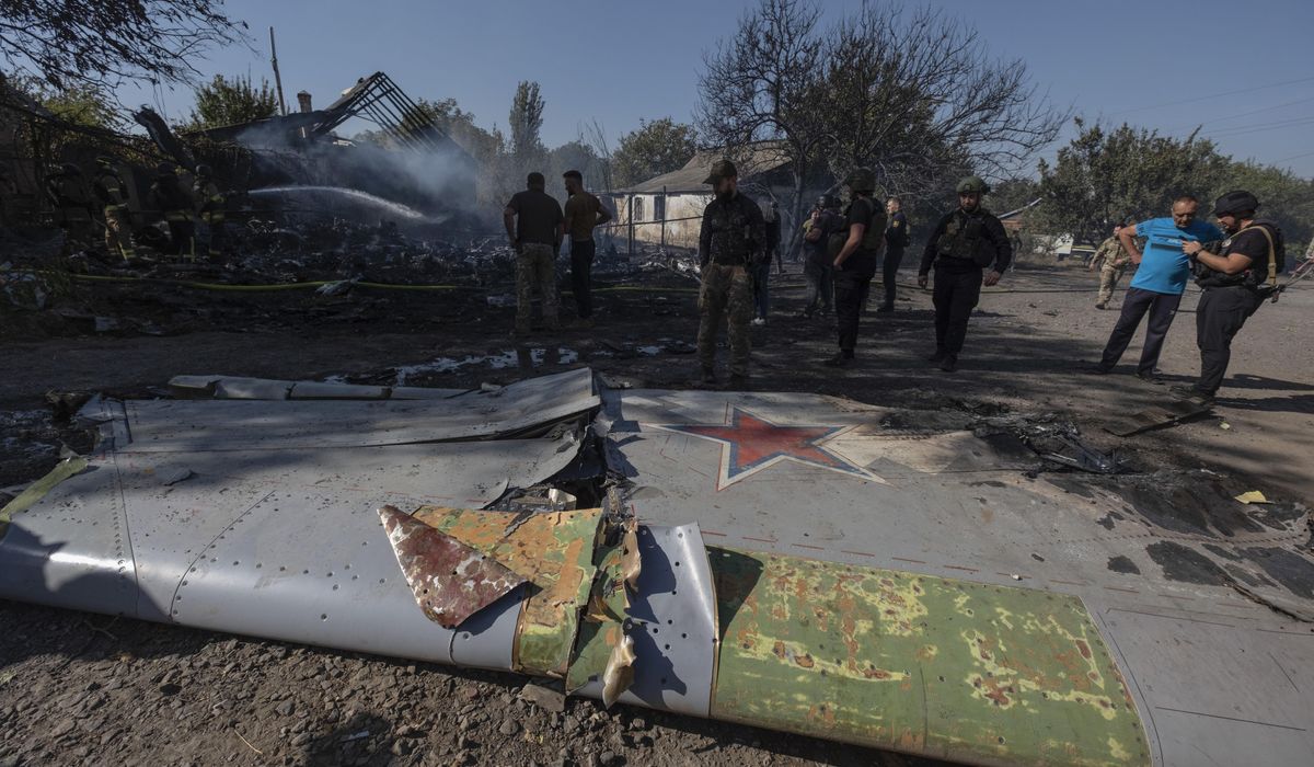 NextImg:Ukraine shoots down a Russian warplane and Russia claims gains in the east