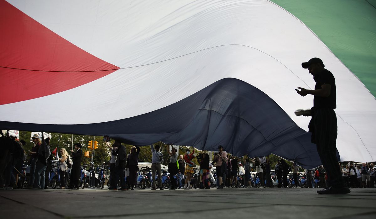 NextImg:Anniversary of Hamas attack on Israel, protests show Harris and Democrats still face challenges