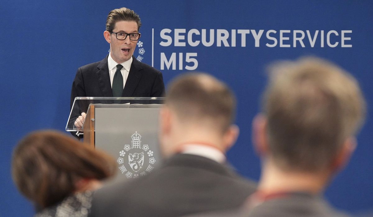 NextImg:MI5 spy chief says Russia and Iran are behind a ‘staggering’ rise in deadly plots