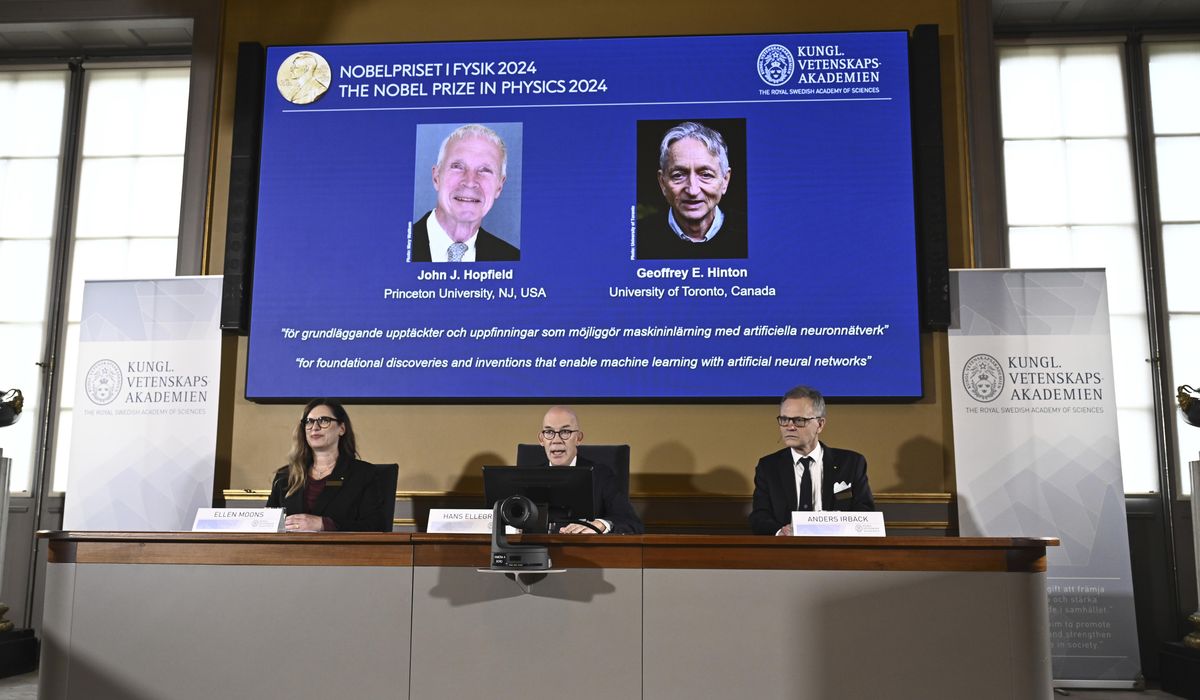 NextImg:Nobel Prize in physics awarded to 2 scientists for discoveries that enable machine learning