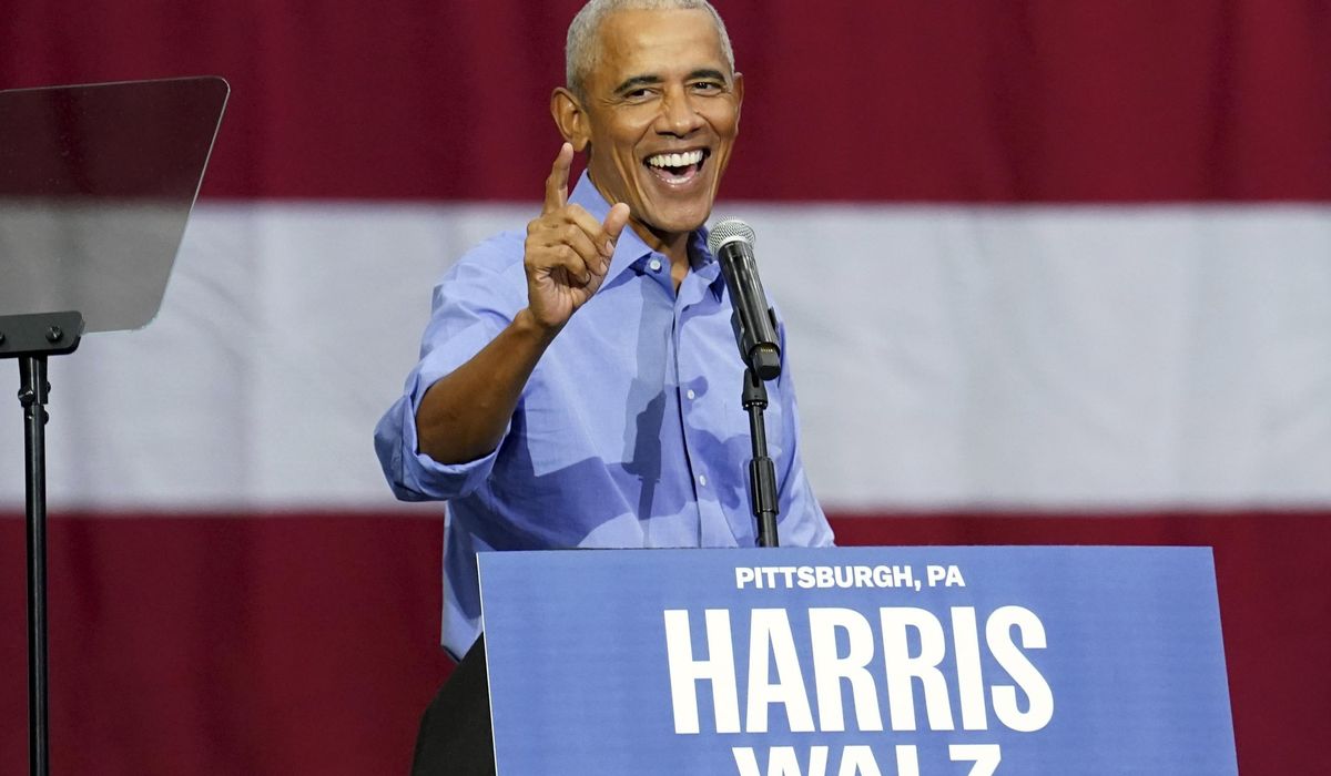 NextImg:Obama urges Black men to show up for Harris as he campaigns in critical Pennsylvania