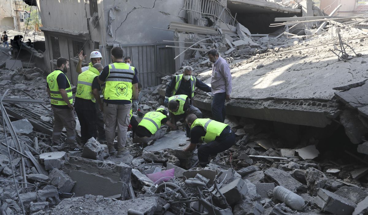 NextImg:Israeli strikes kill at least 15 in Qana, a Lebanese town with a dark history of civilian deaths