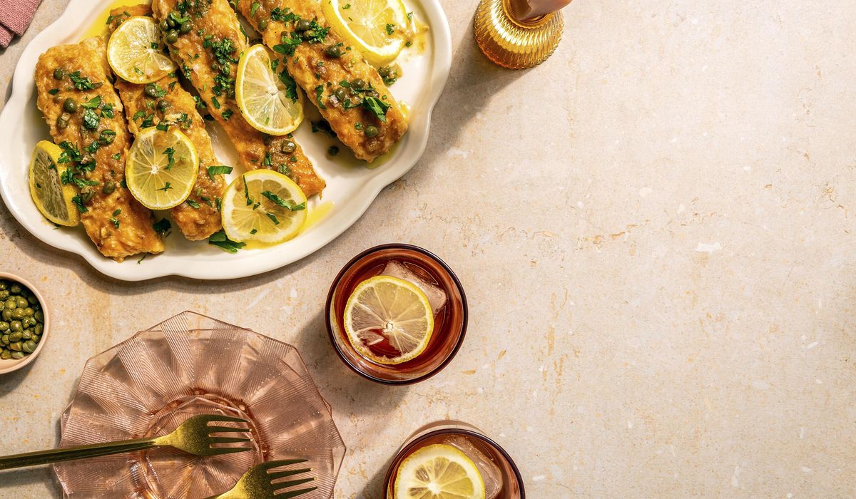 NextImg:With this salmon piccata, the fish sings in butter, lemon and capers