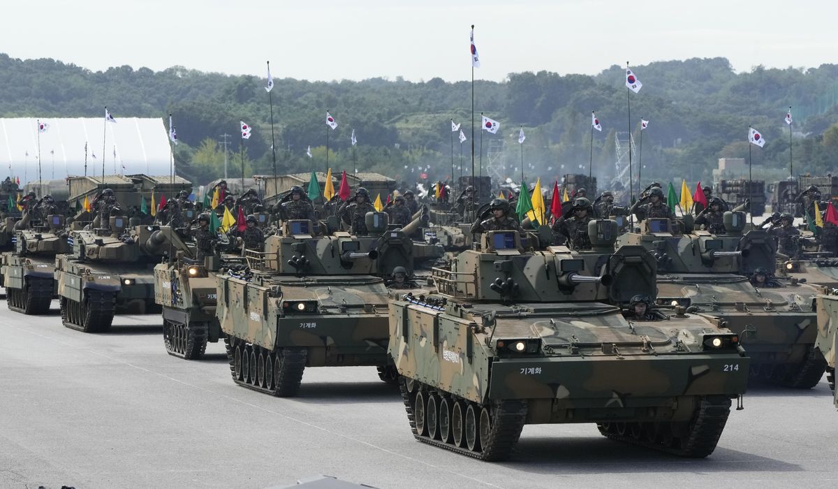 NextImg:South Korea reportedly weighs weapons, troop aid to Ukraine to counter Pyongyang