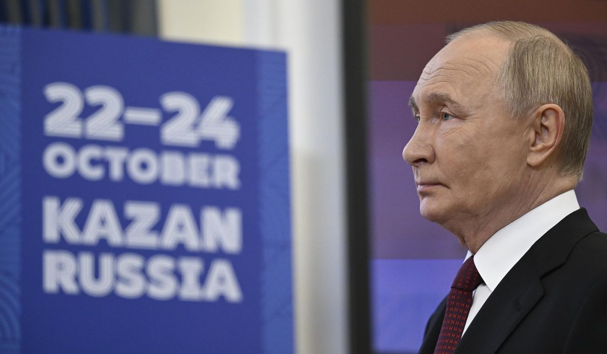 NextImg:Putin embraces diplomatic limelight as leaders of expanded BRICS gather in Russia