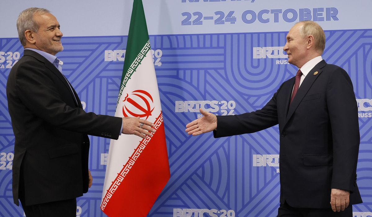 NextImg:Iran pushing for greater ties with Russia at BRICS Summit