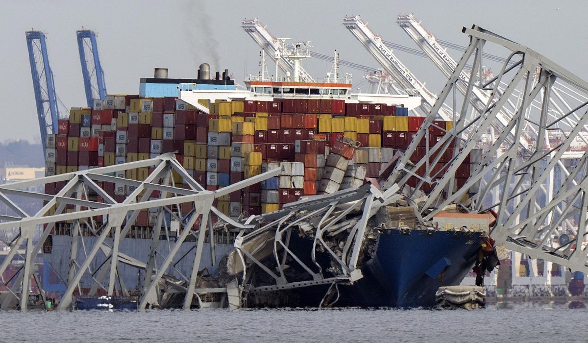 NextImg:Owner, operator of ship that caused Baltimore bridge collapse to pay $100M in settlement with U.S.