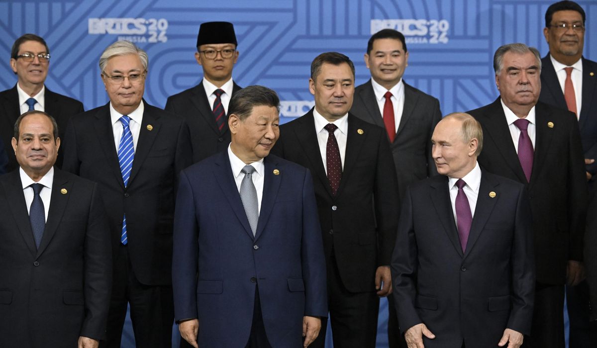 NextImg:Putin presides over BRICS summit seeking to expand Russia’s clout