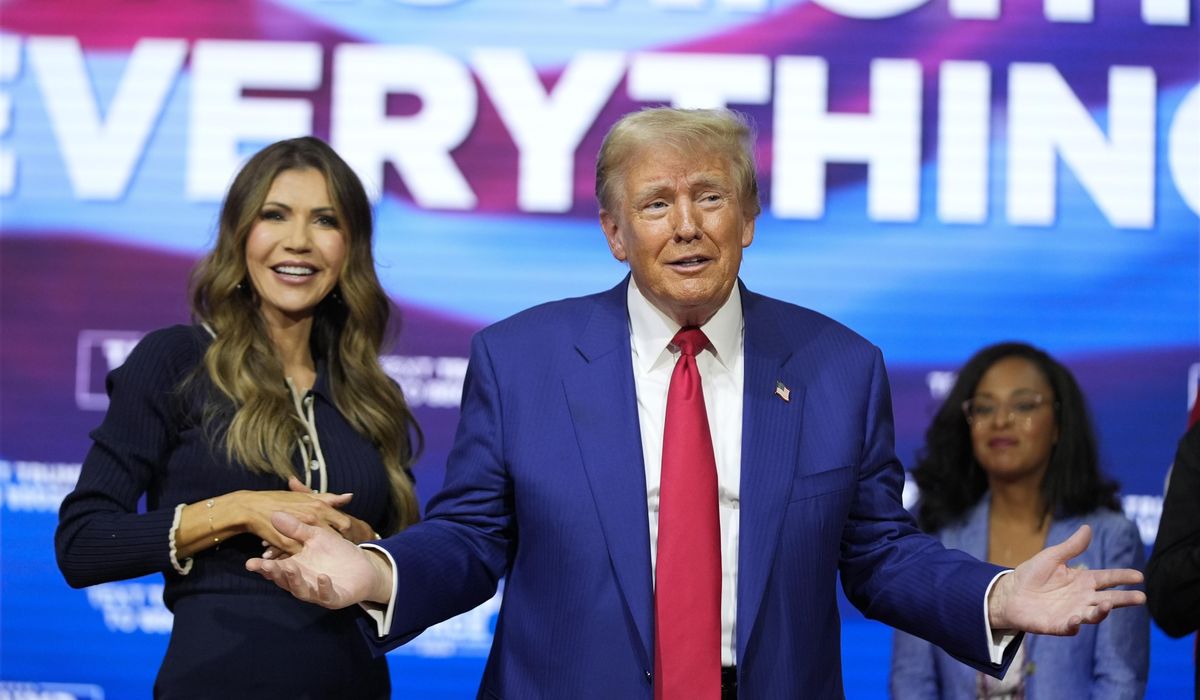 NextImg:Trump to pick Gov. Kristi Noem to lead Homeland Security