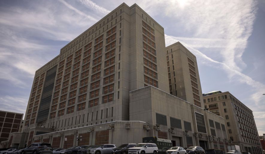 The Metropolitan Detention Center is seen in the Sunset Park neighborhood of the Brooklyn borough of New York, Sept. 19, 2024. (AP Photo/Yuki Iwamura, File)