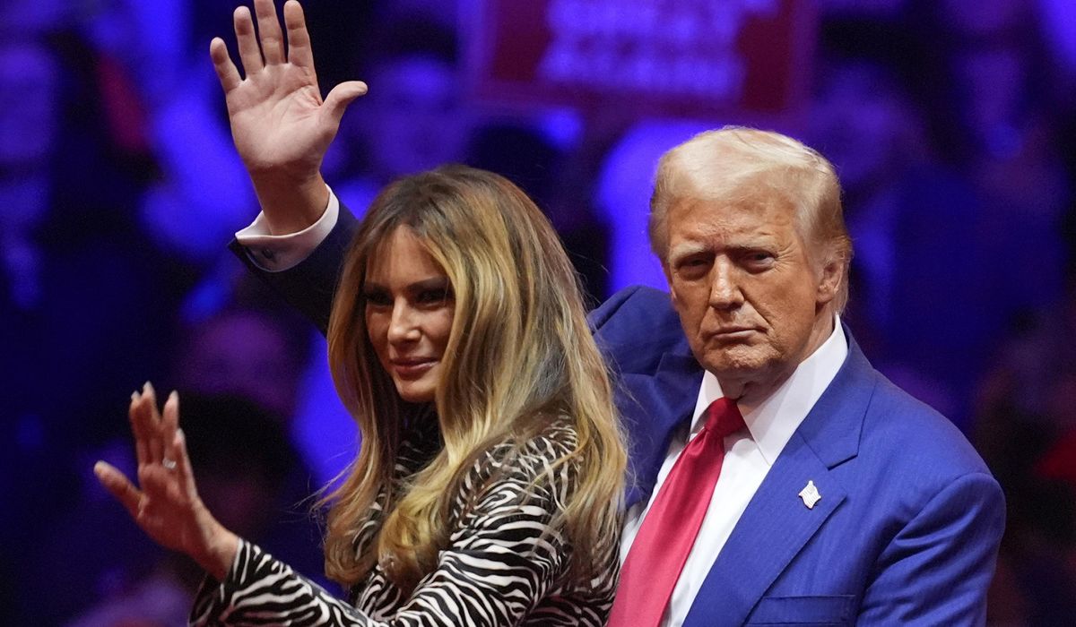NextImg:Melania Trump is hopeful the country will unite, move past violence
