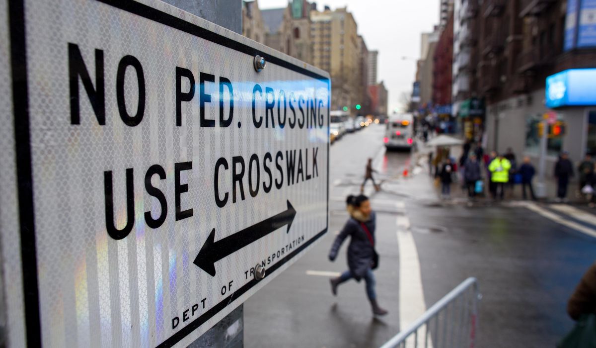 NextImg:‘I’m walking here!’: Jaywalking legalized in New York City