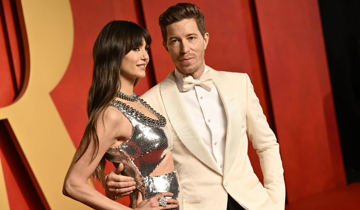NextImg:Shaun White and Nina Dobrev are engaged. He faked a dinner invite with Anna Wintour to propose