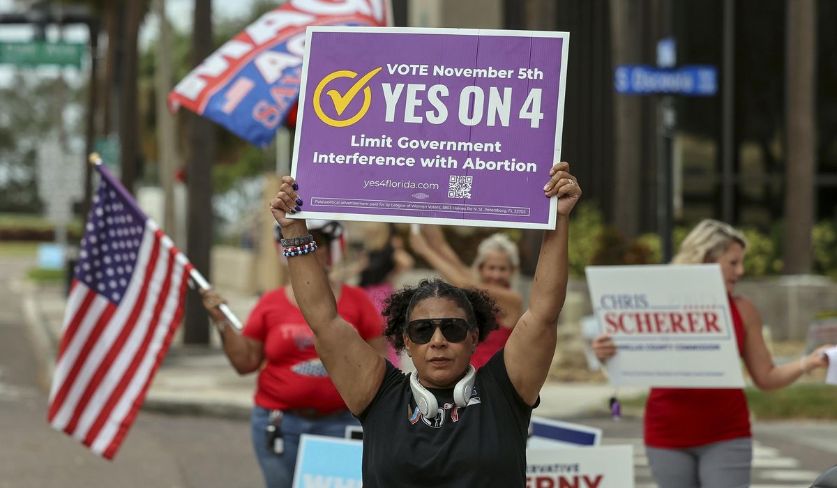 NextImg:Florida amendment enshrining abortion rights in state constitution falls short