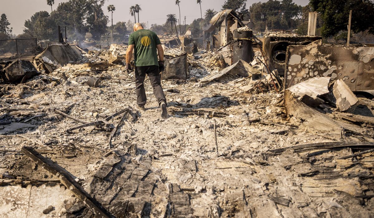 NextImg:California wildfire burns out of control but firefighters could get a break when winds diminish