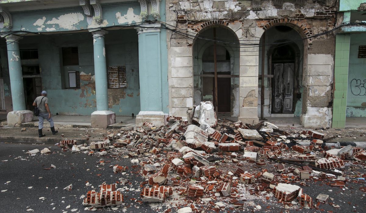 NextImg:6.8 magnitude earthquake shakes Cuba after hurricanes and blackouts