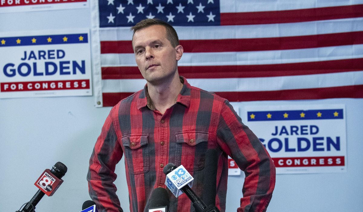 NextImg:Tight Maine House race between Golden and Theriault moves to ranked voting with no decisive winner