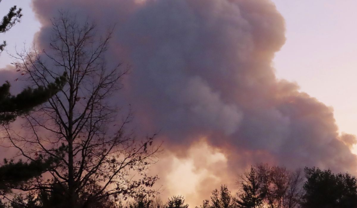 NextImg:At least 4 wildfires are burning in bone-dry New Jersey