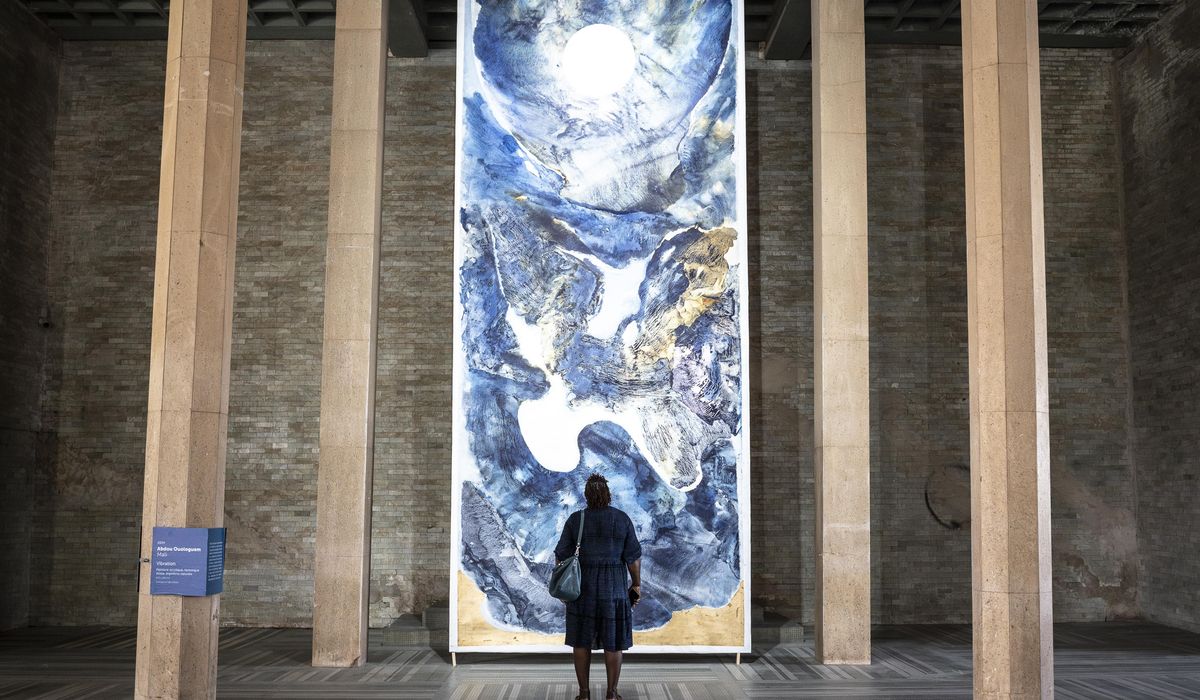 NextImg:At an art festival in Dakar, artists from both sides of the Atlantic examine the legacy of slavery