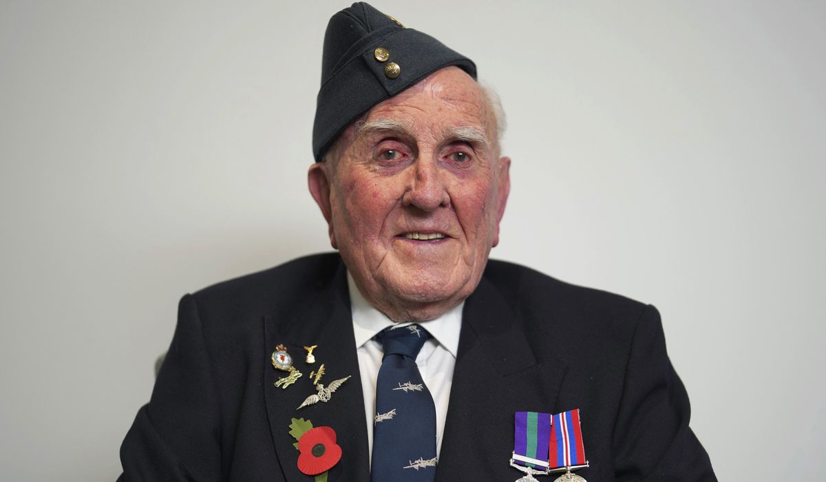 NextImg:100-year-old Royal Air Force veteran to join U.K. memorial service for the first time
