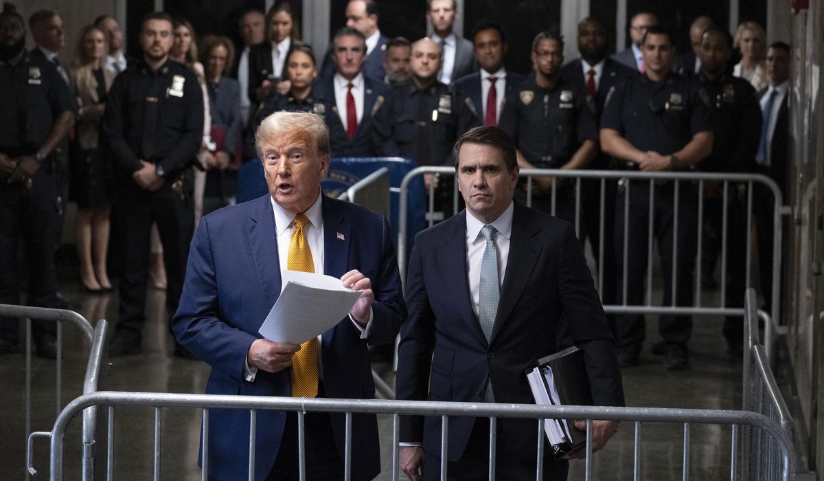 NextImg:Trump’s attorneys urge N.Y. judge to dismiss hush money conviction