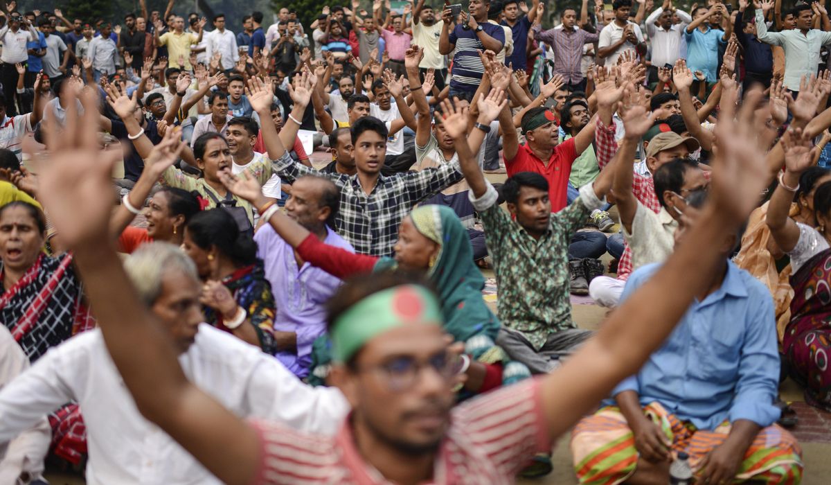 NextImg:Bangladeshi court denies bail to Hindu leader who led rallies for minority protection