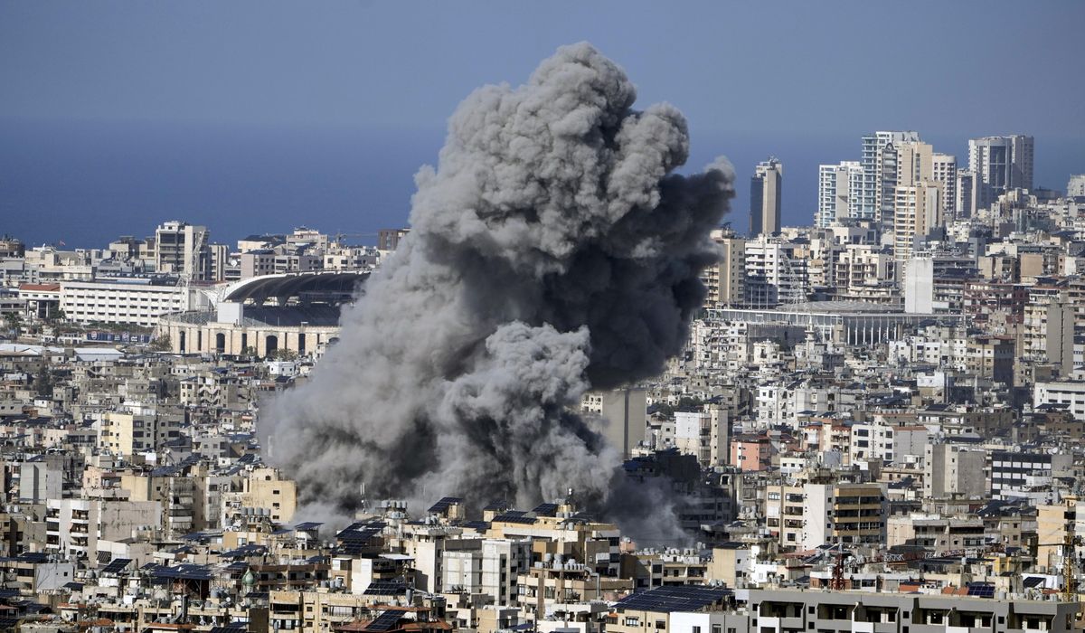 NextImg:Israeli strikes set off explosions in Beirut suburbs and kill 14 Palestinians in Gaza, medics say