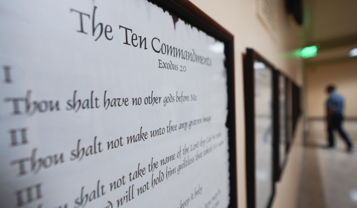 NextImg:Federal judge blocks state law ordering Ten Commandments to be displayed in classrooms