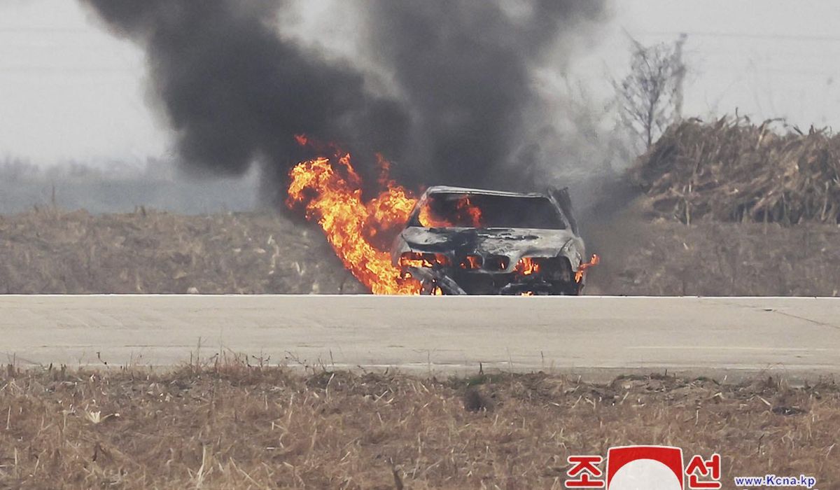 NextImg:North Korea tests exploding drones as Kim Jong-un calls for mass production