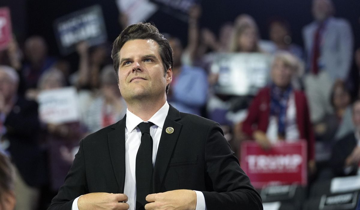NextImg:Voters OK with Trump Cabinet picks except for Gaetz; Democrats urge release of ethics report