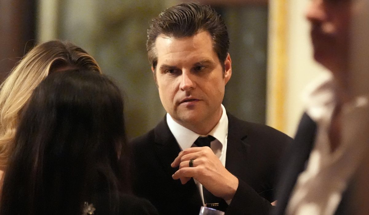 NextImg:Ex-prosecutor says Gaetz would fail background check for DOJ job